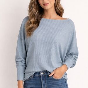 White Birch Light SAGE Sweater-SM #A27